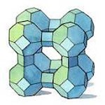 Zeolite's porous, cage-like structure